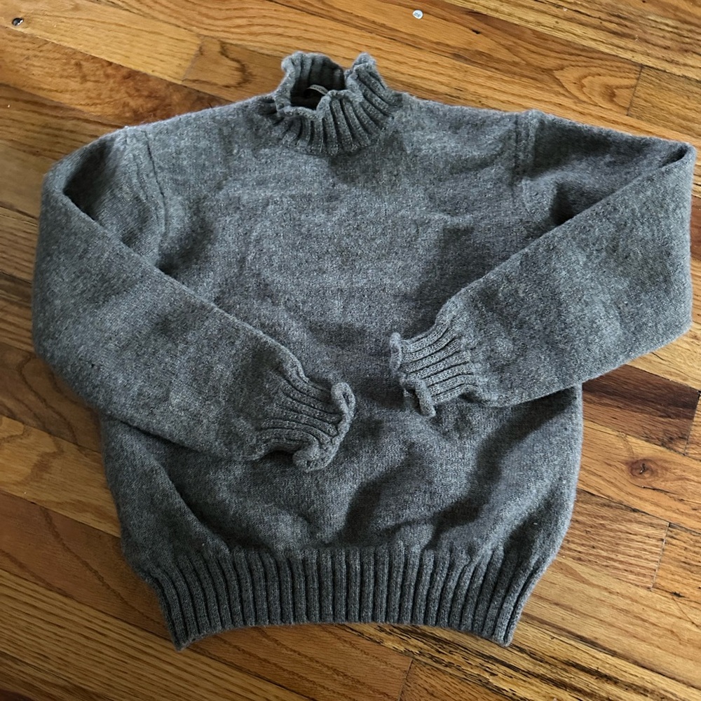 Alexa Chung for AG Sweater Womens Size Small Knit Mock Neck 100% Wool